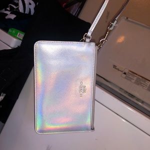 Coach hologram wristlet